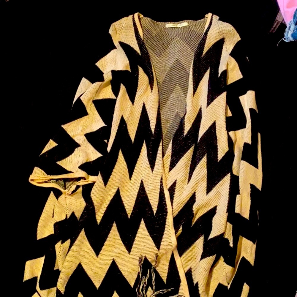 Aztec cardigan/poncho